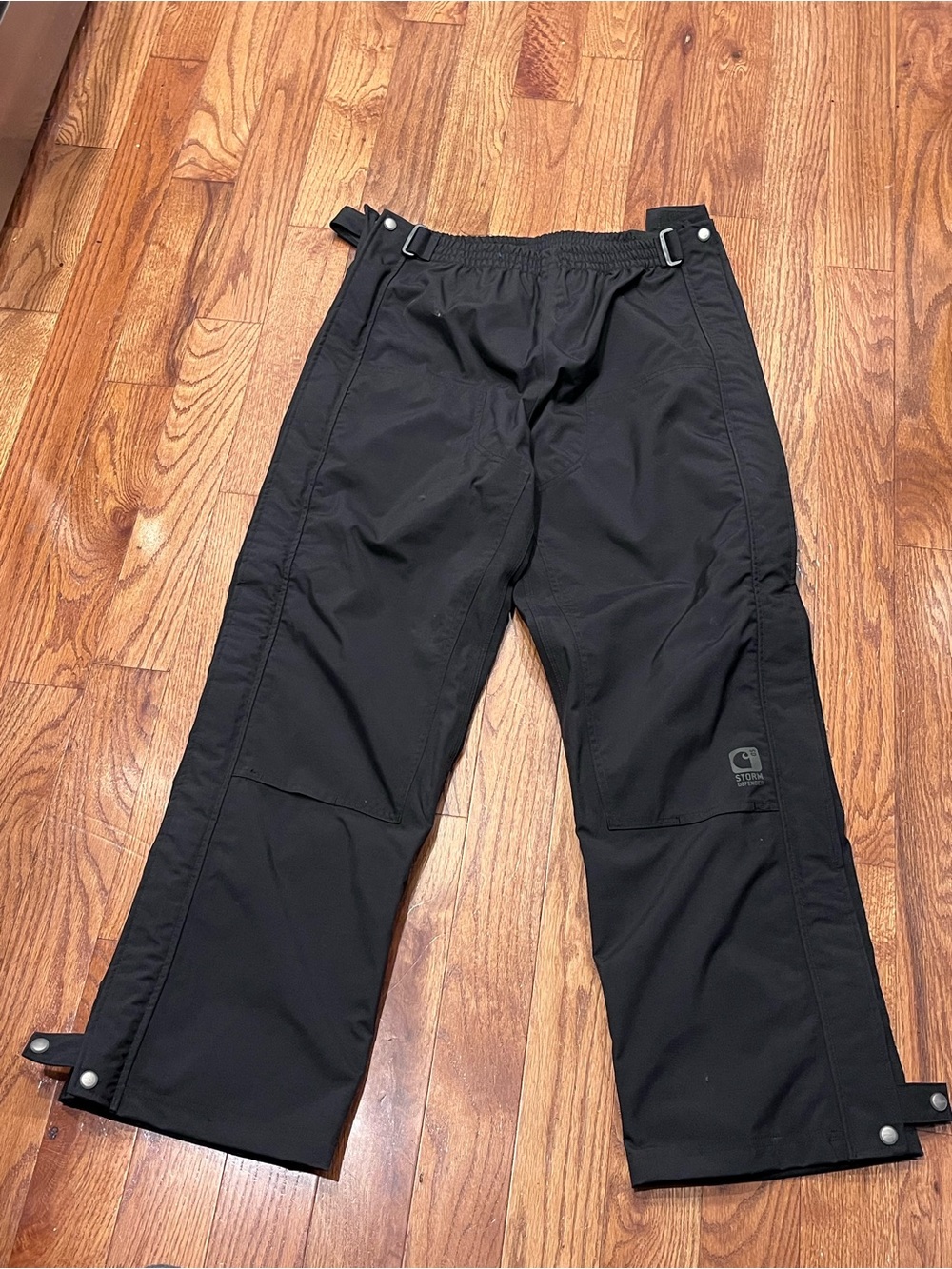 Carhartt Storm Defender Black Pants Mens Sz Medium Regular
